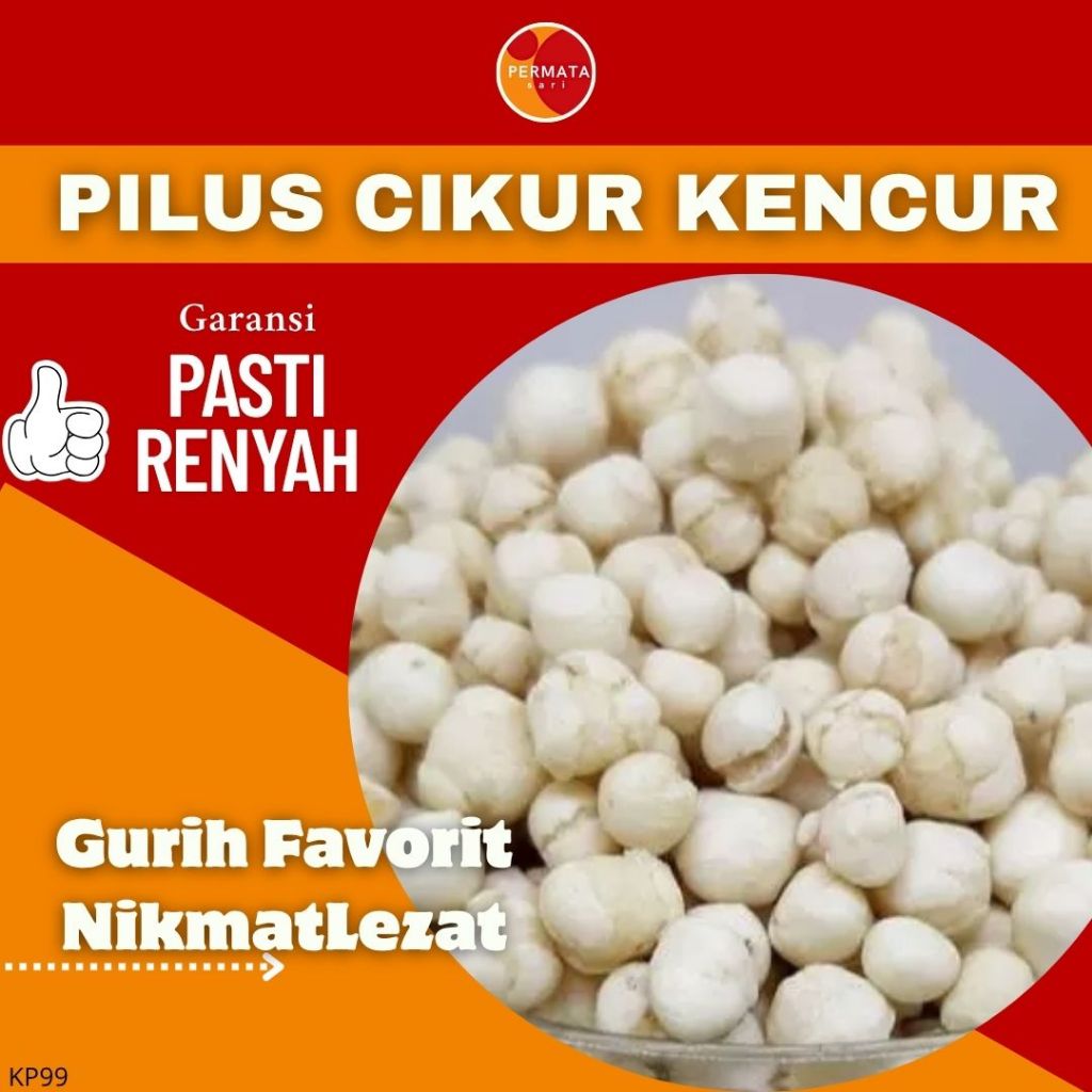 

Pilus Cikur Kencur 100Gram±/Snack Pilus/Cemilan Tradisional