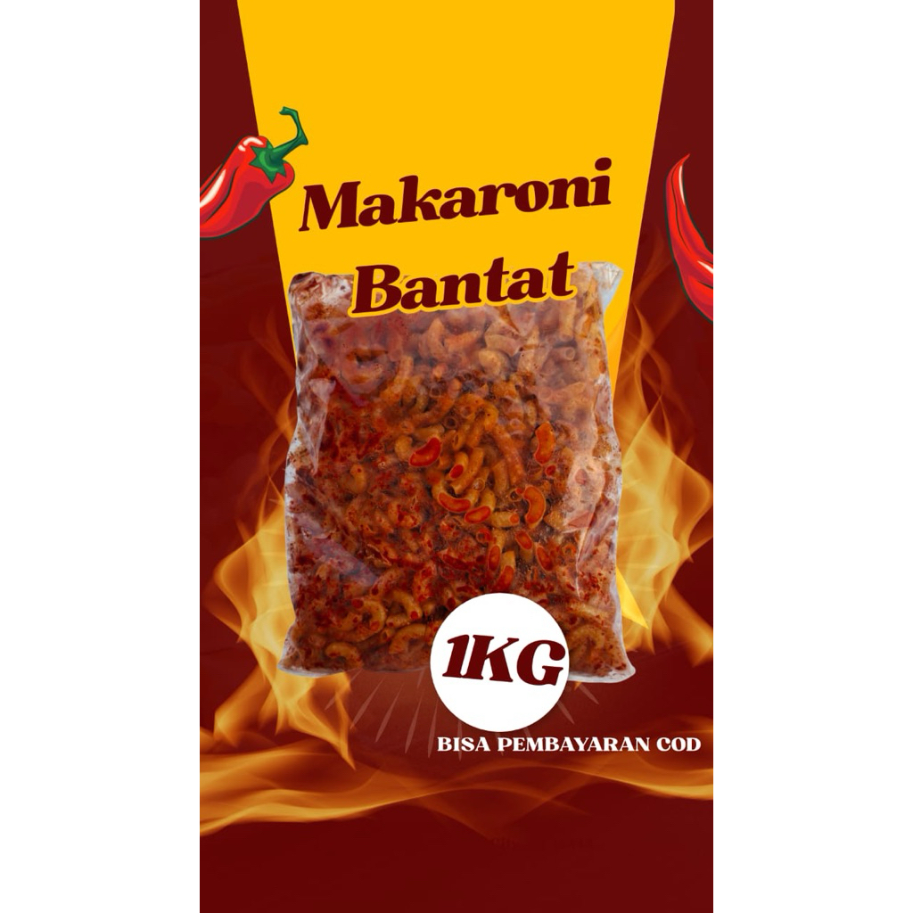 

Makaroni cikruh pedas, makaroni pedas tersedia rasa original , pedas dan balado Cemilan Makaroni bantet