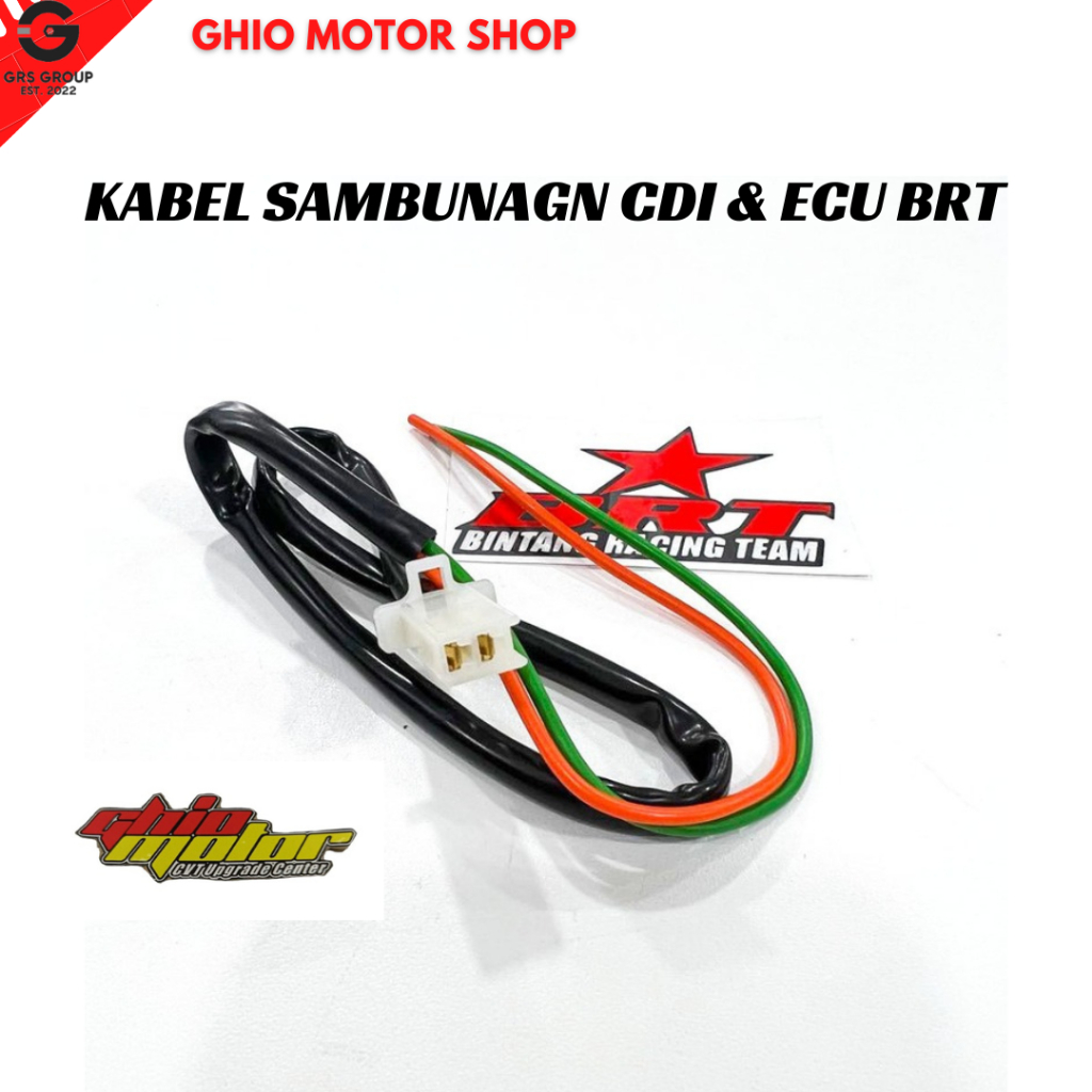 GHIO MOTOR - KABEL SAMBUNGAN CDI & ECU DUALBAND BRT SAKLAR ON OFF