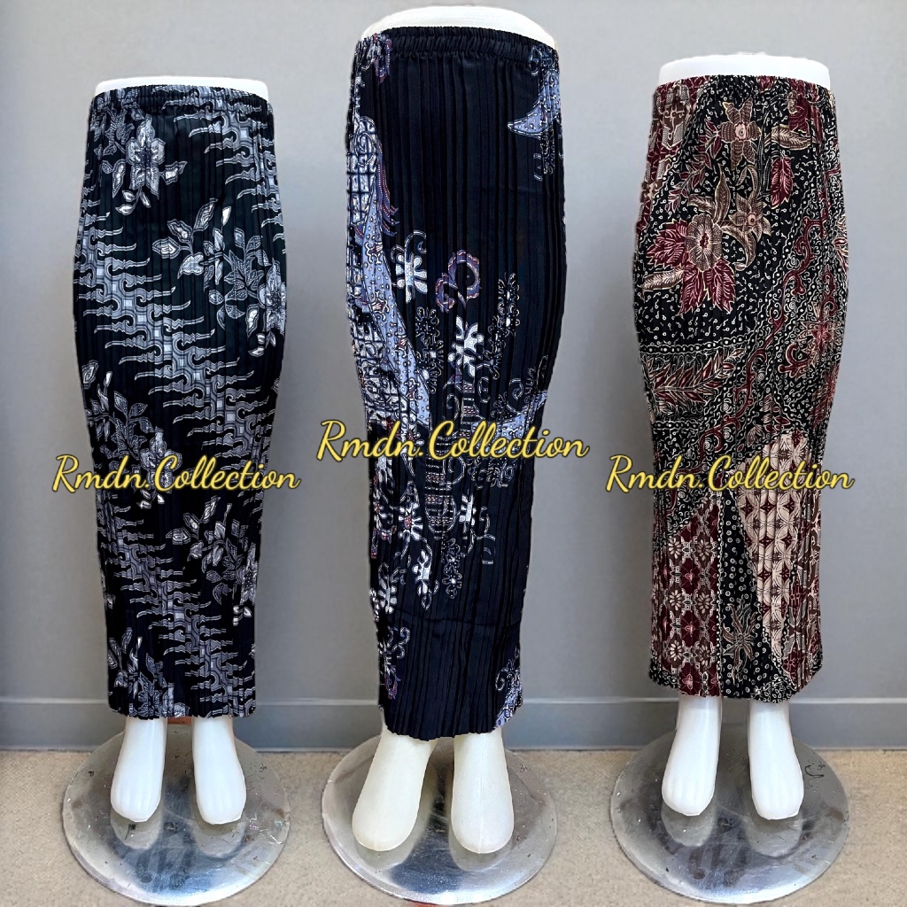 Rok kebaya anak perempuan usia 7-12 tahun/rok plisket batik/bawahan kebaya anak modern