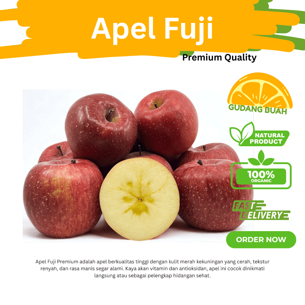 

BUAH APEL FUJI 1 KG Gudang Buah Fresh