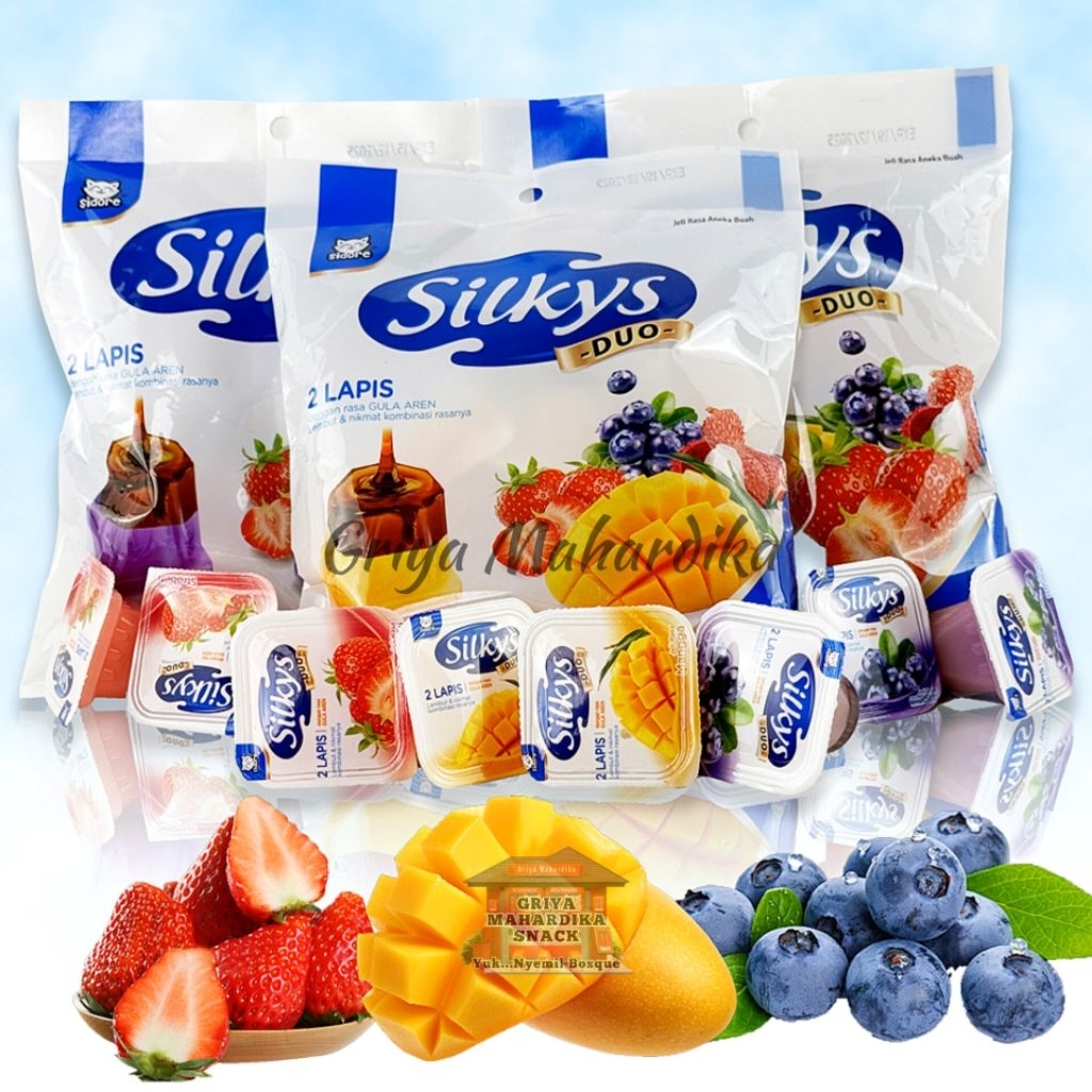 

Silkys Duo Pudding 2 lapis 1 Pack isi 10 pcs