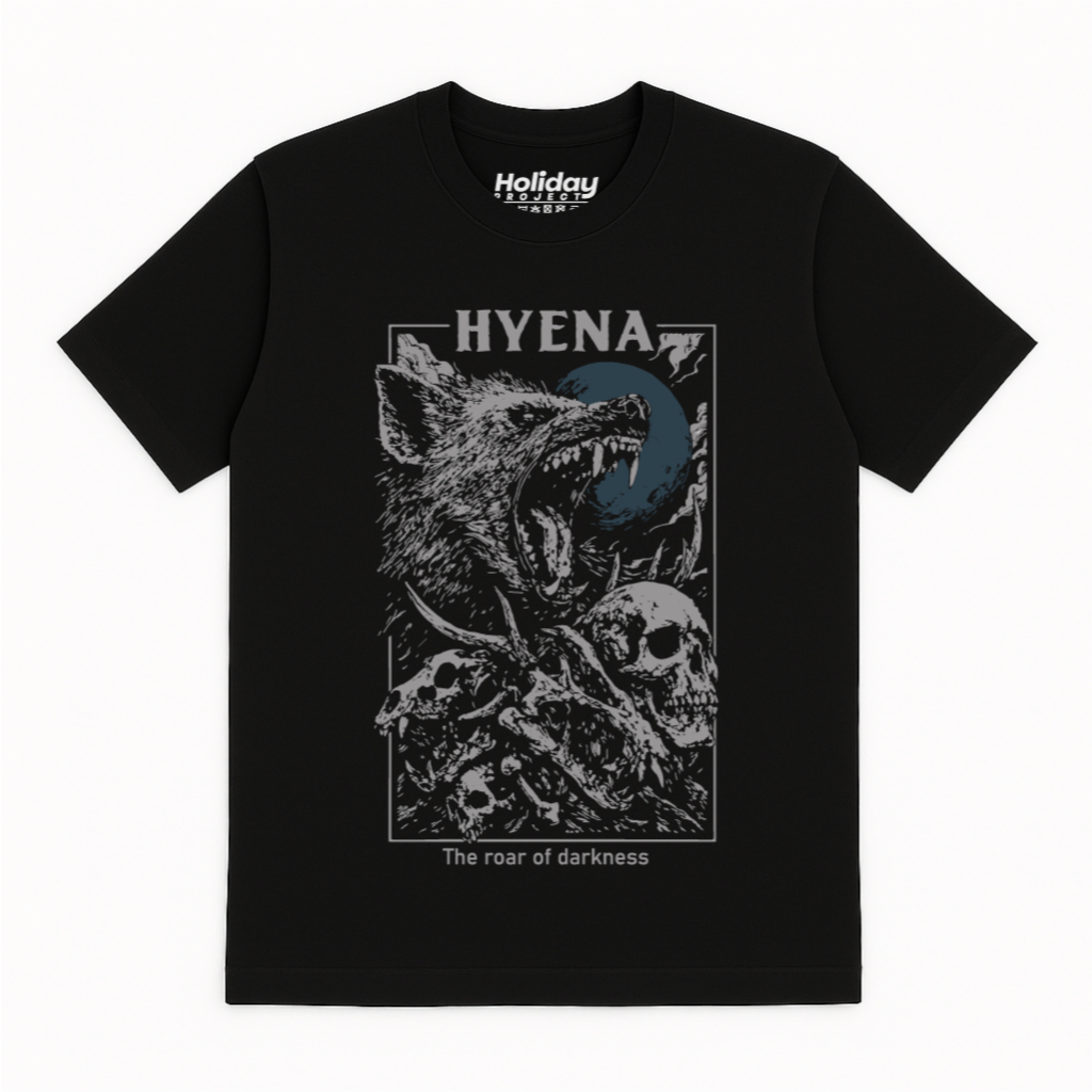 Kaos Cowok Distro Original 100% Premium - Holiday Project Lengan Pendek - HYENA -T Shirt Pria