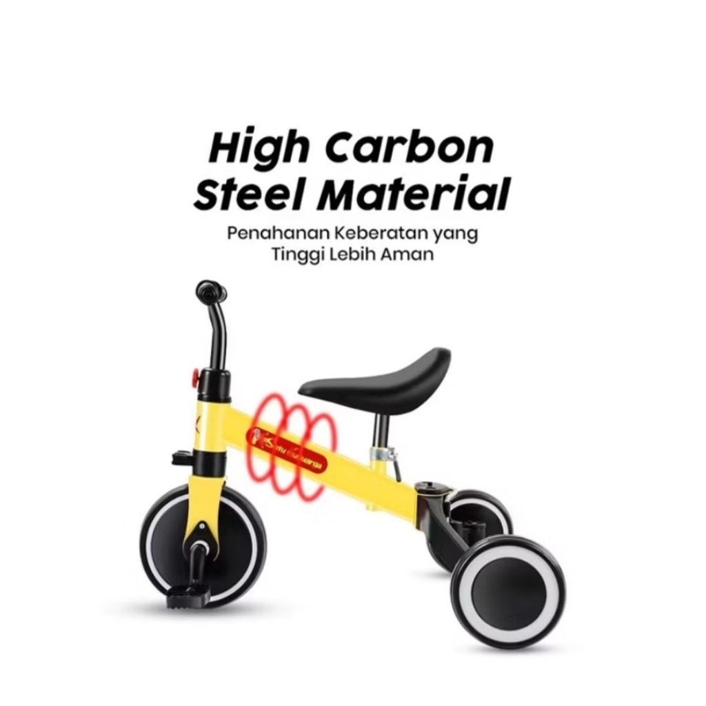 Sepeda Anak 3 Roda Becak Anak Sepeda Kayuh Anak