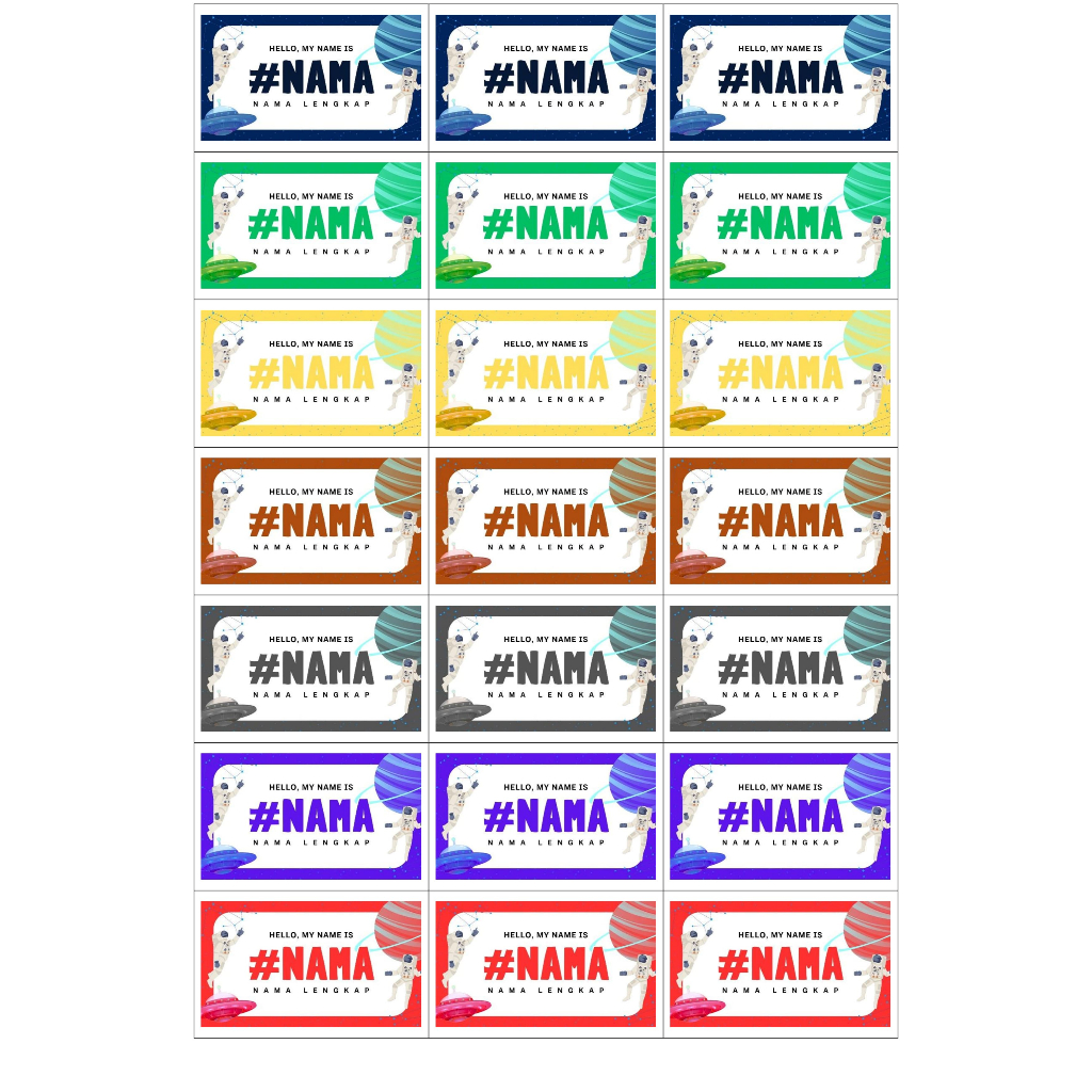 

stiker nama custom berbagai macam warna