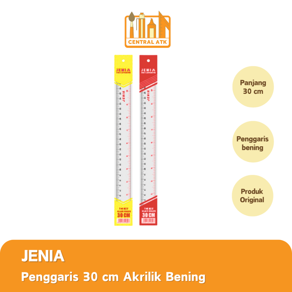 

PENGGARIS / GARISAN JENIA 30CM ACRYLIC BENING (1 PCS)