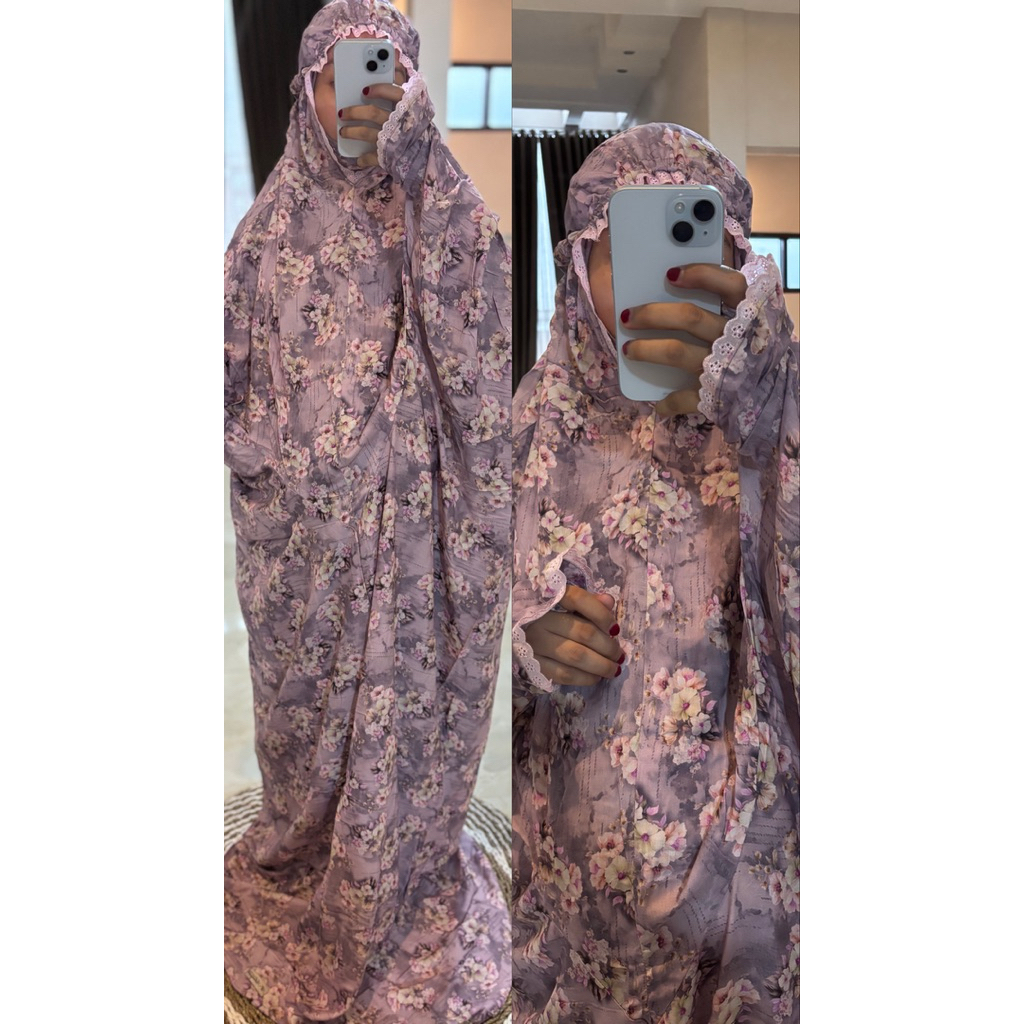 MUKENAH RAYON RENDA BY AL ADAWIYAH COLLECTION
