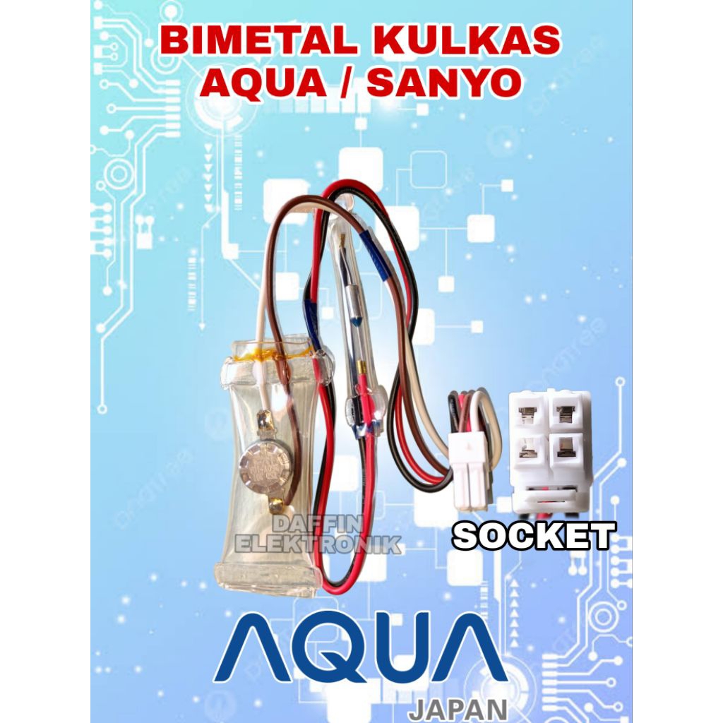 BIMETAL Defros Kulkas AQUA SANYO
