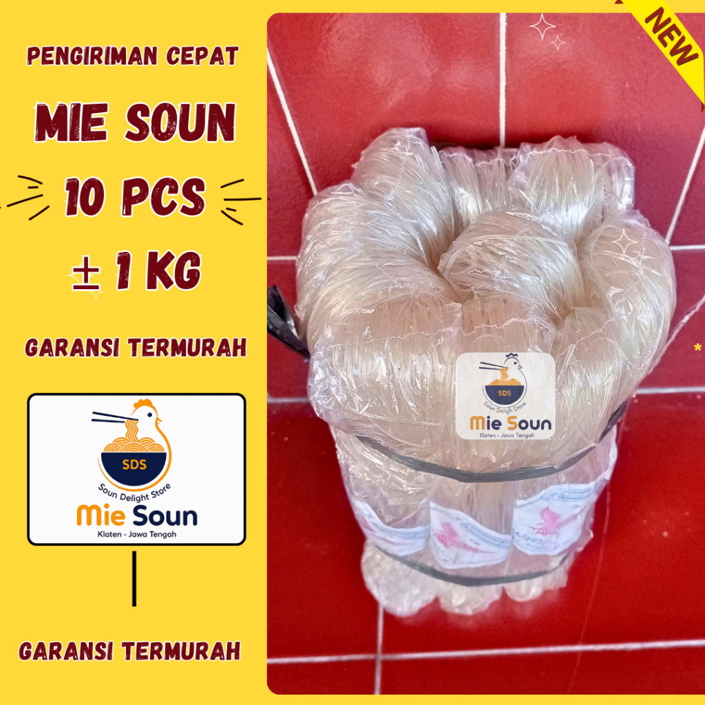 

soun rajawali bihun asli klaten soun pilihan ISI 10 PCS / 1 KG [TERMURAH]