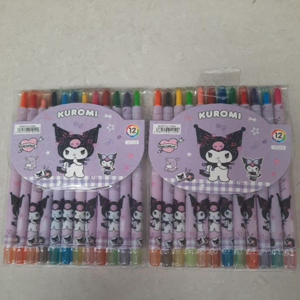 

Crayon krayon PUTAR PANJANG KUROMI MELODY CINNAMAROLL motif anak perempuan/cewek