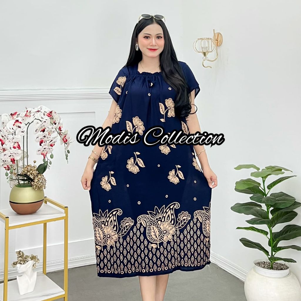 Daster Fuji Cabutan Bahan Santung Super Dada Berkaret