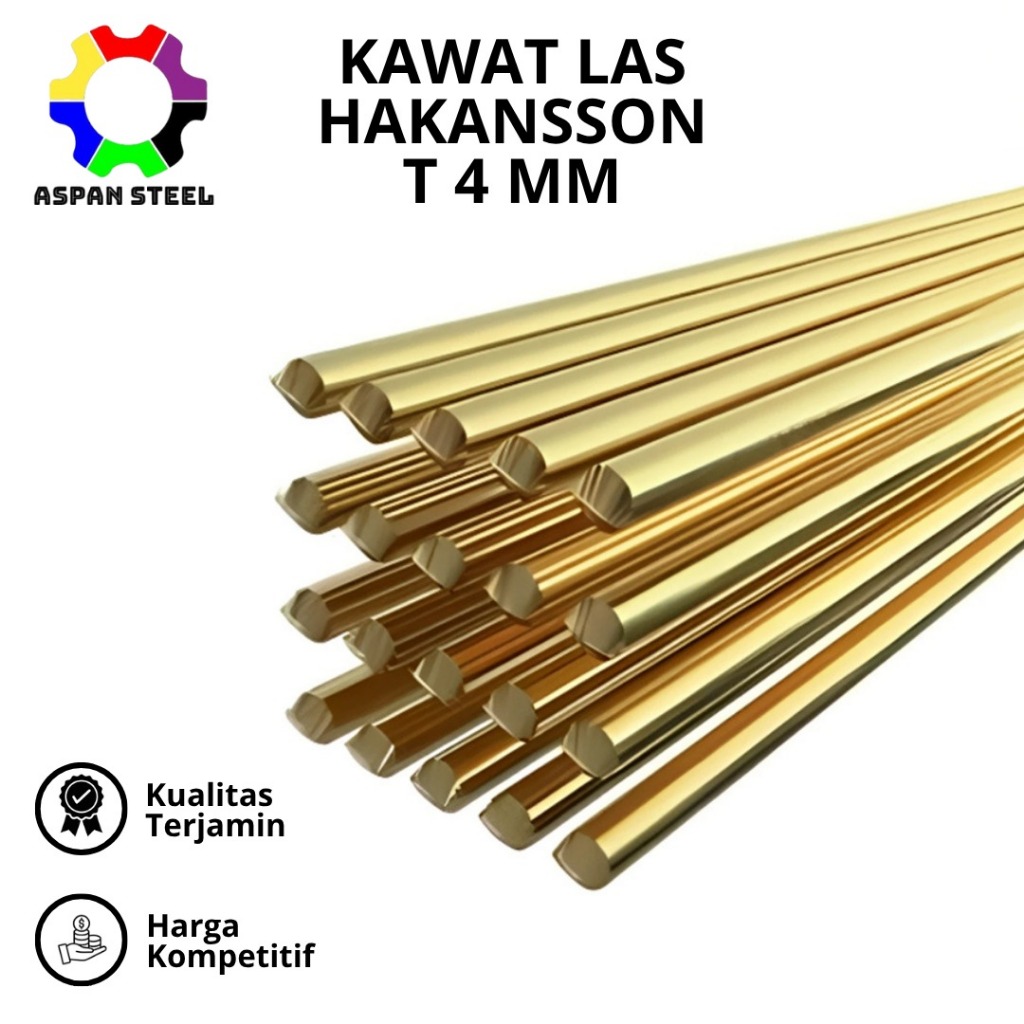 kawat las kuningan hakansson 4 mm