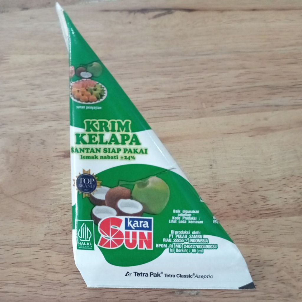 

SUN KARA Santan kelapa siap pakai 65ml