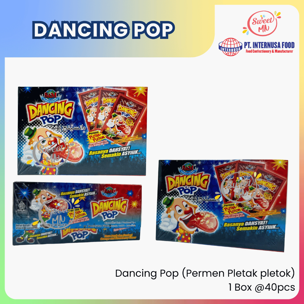

Permen Pletak Pletok Dancing Pop .1 Box (40 pcs)