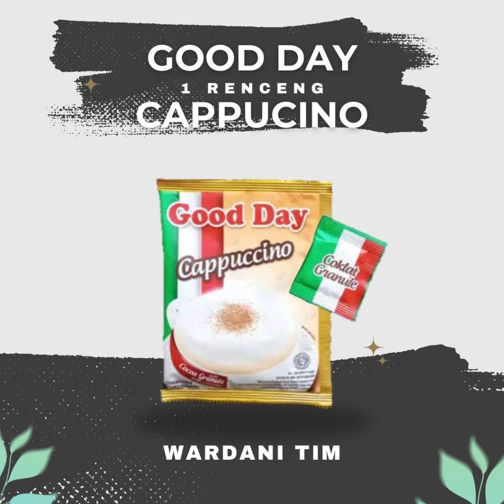 

Good Day Cappuccino 1 Renceng – Kopi Instan Cappuccino dengan Choco Granule