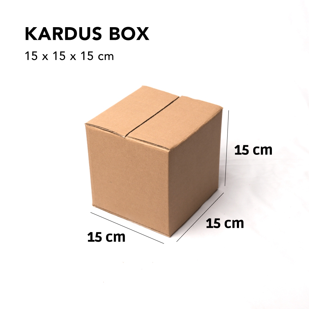 

Box Kardus Paket Online Packaging 15x15x15 Die Cut