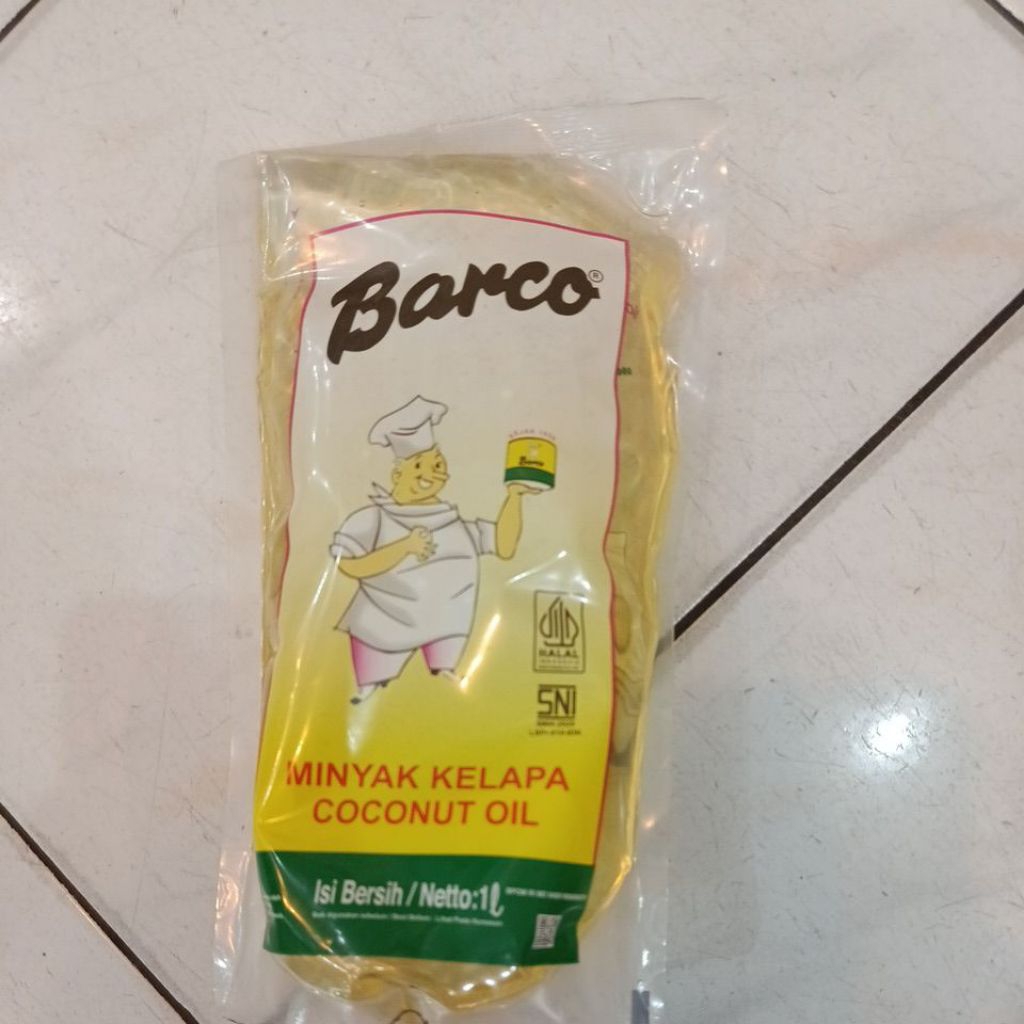 

Minya Goreng Barco 1 Lt Coconut Oil / Minyak Kelapa