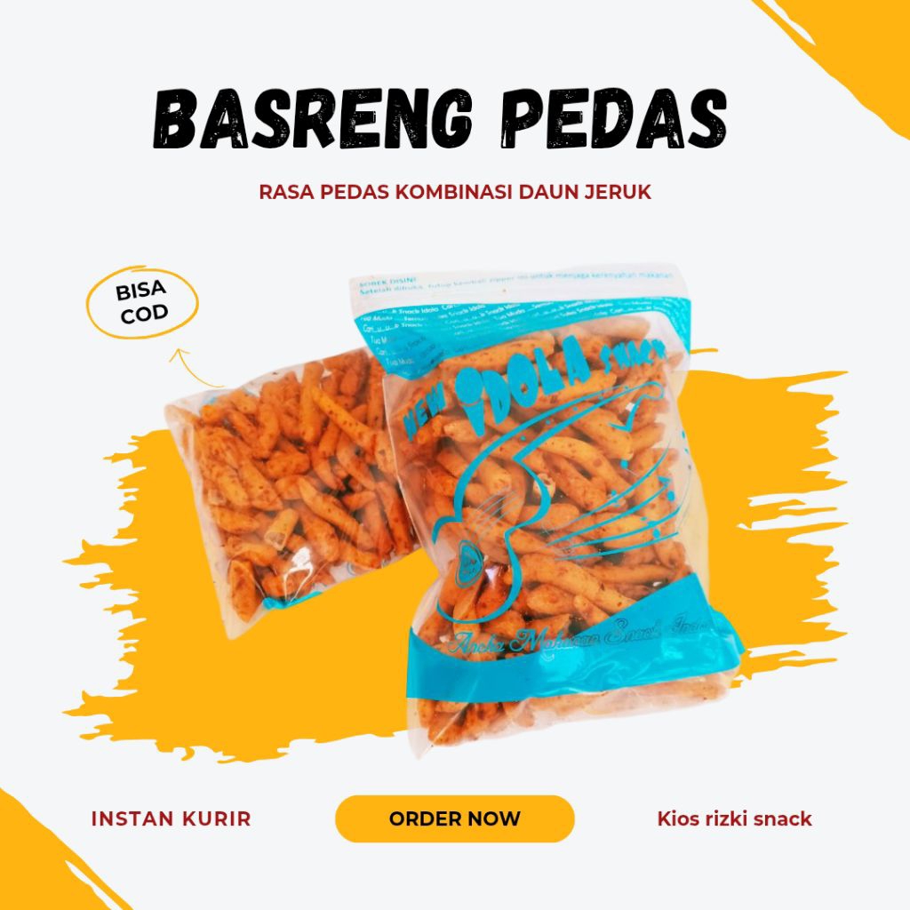 

BASRENG PEDAS DAUN JERUK kemasan ekonomis