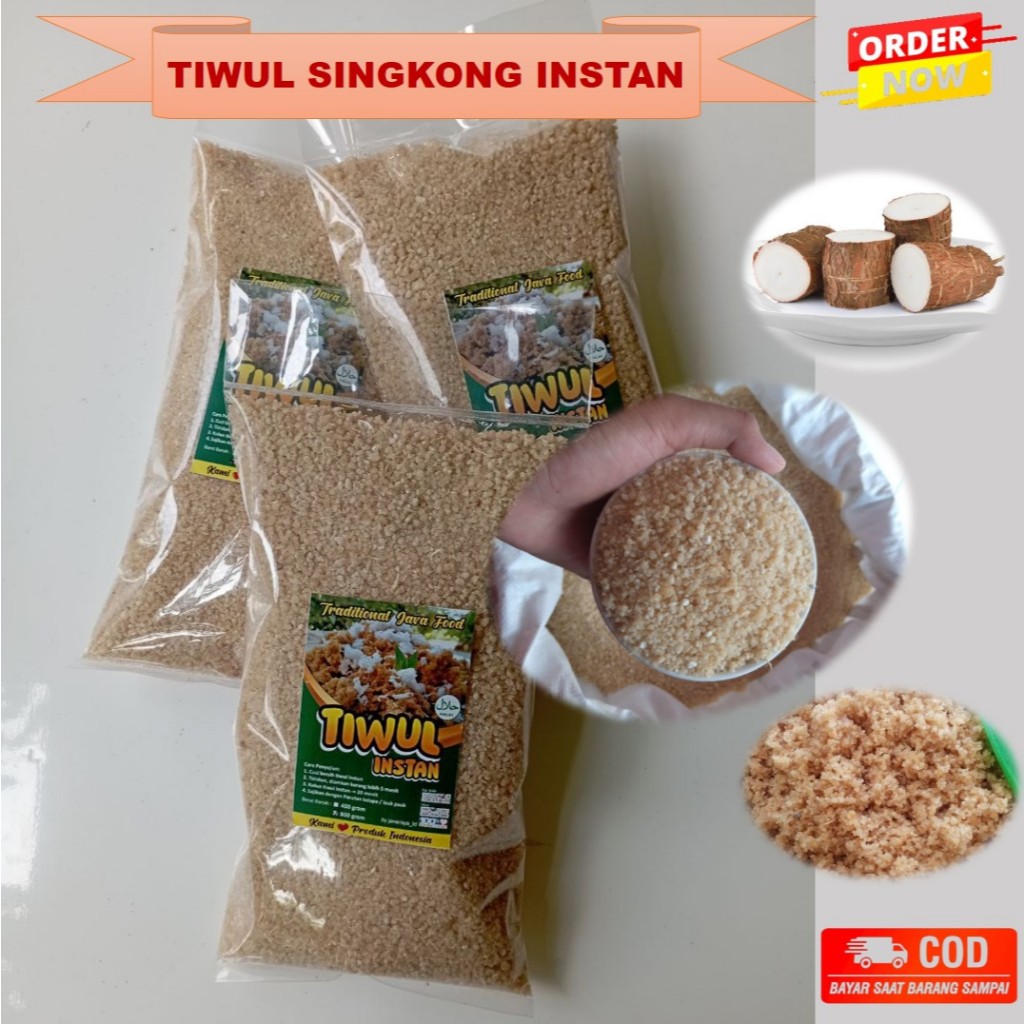 

Oyek Tiwul Instan Original Oyek Beras Singkong