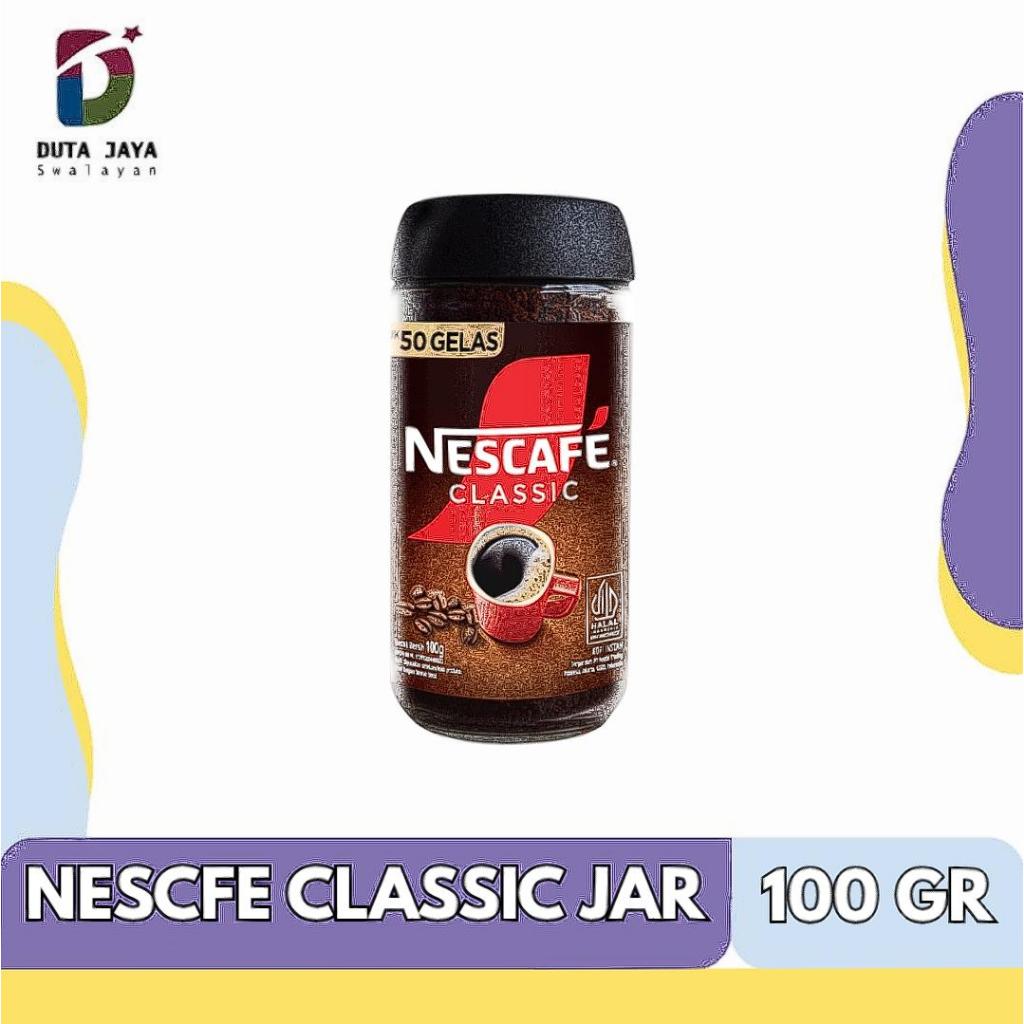 

Nescafe Kopi Hitam Murni Classic 100g Kemasan Botol Kaca Tanpa Ampas