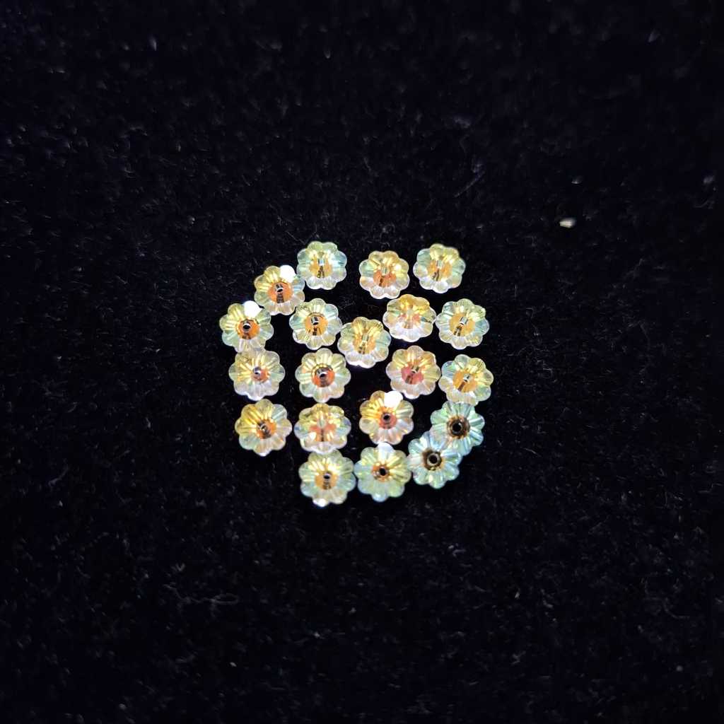 Swarovski Bunga / Swarovski Matahari Kristal AB 5mm Original