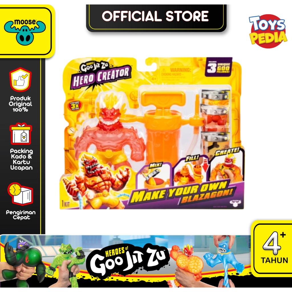 Mainan Figur Elastis Goo Jit Zu Hero Creator
