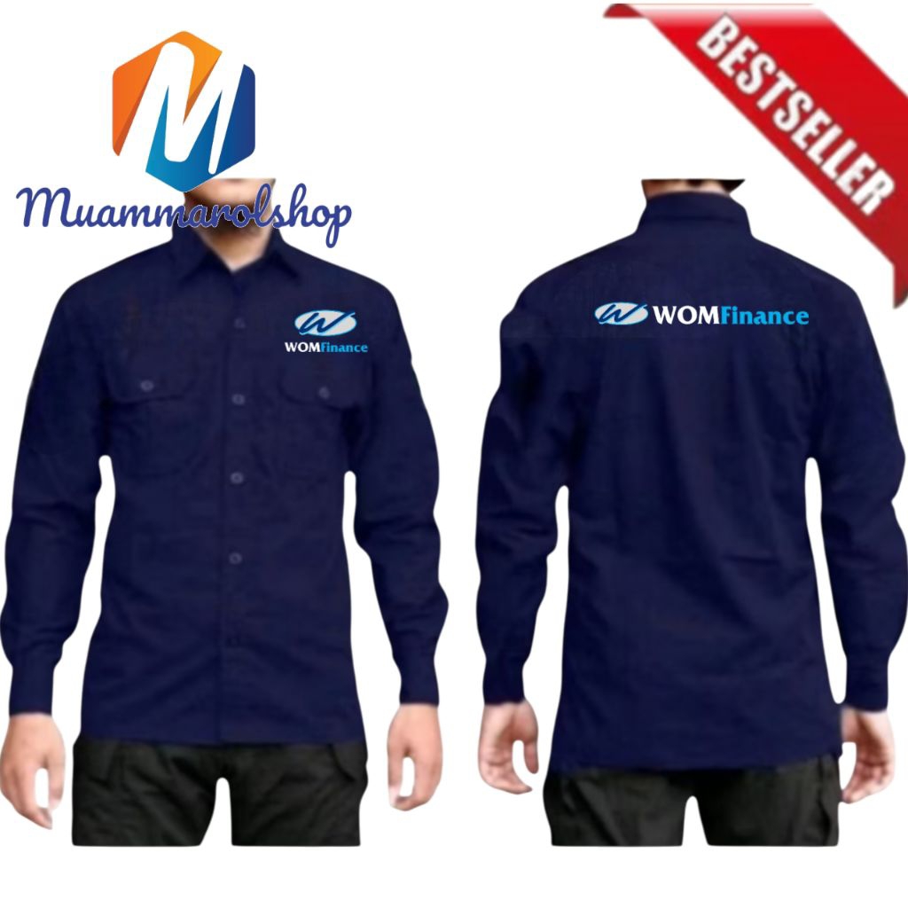 kemeja wom finance kemeja seragam wom finance