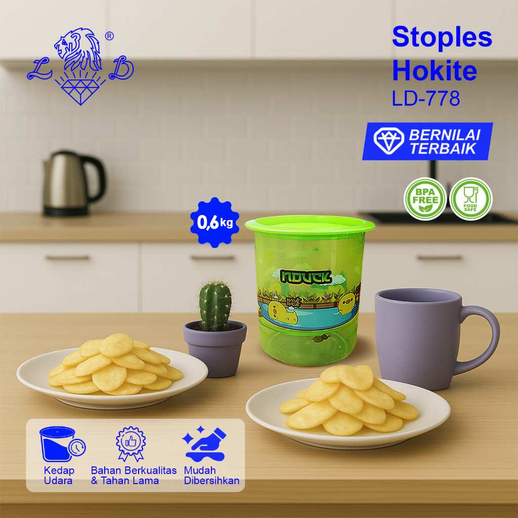 TOPLES HOKITE 0.6 KG / TOPLES KARAKTER LUCU / SEALWARE / TOPLES KEDAP