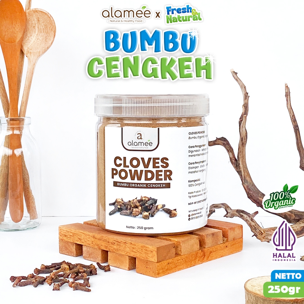 

Cengkeh Bubuk Clove Seasoning Powder Murni Asli Tanpa Campuran Bumbu Masak Organik fresh and natural