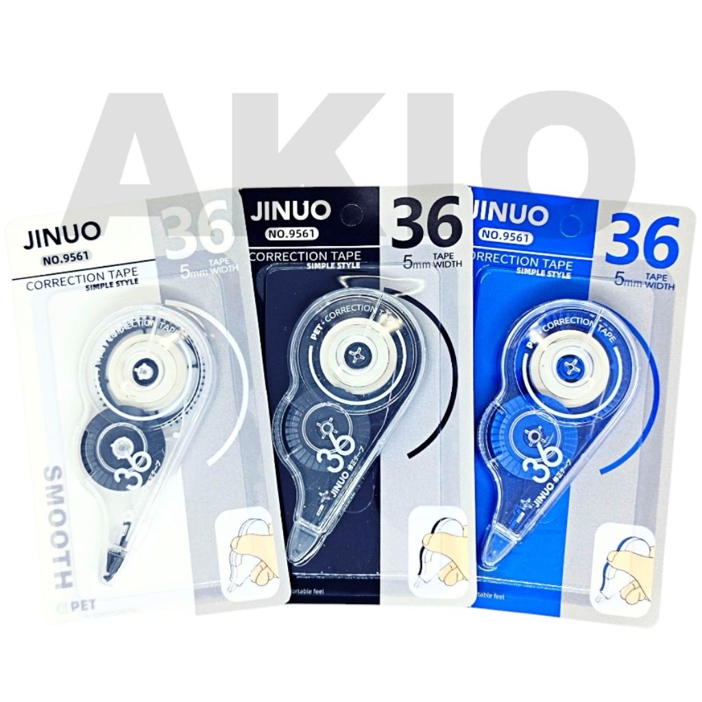 

Tip ex Kertas Roll Karakter SMOOTH 36 JINUO 9561 Correction Tape Meter Aesthetic Murah