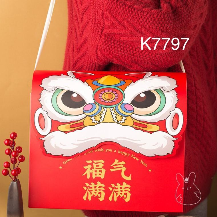 

Cake Box Roti Jinjing Imlek Kotak Kue Kering CNY Dus Cookies Hampers Sincia Cute