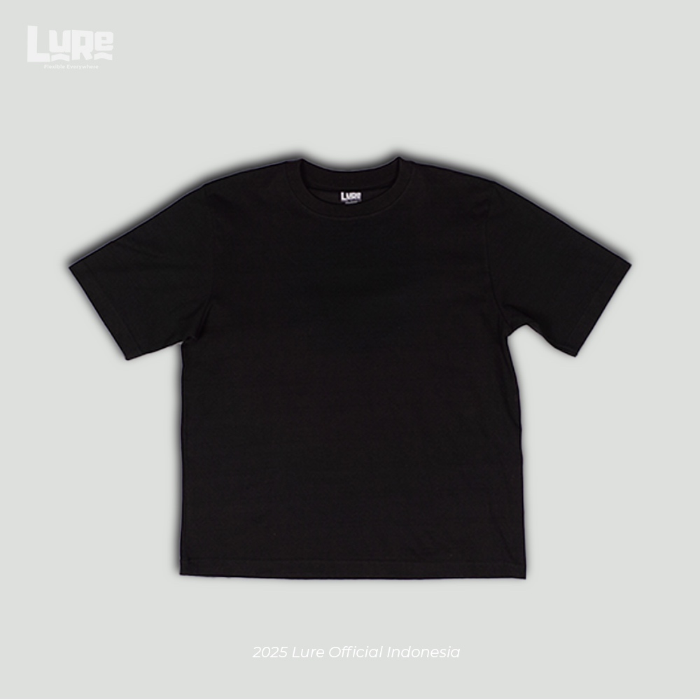 Lure Oversize T-shirt Hitam