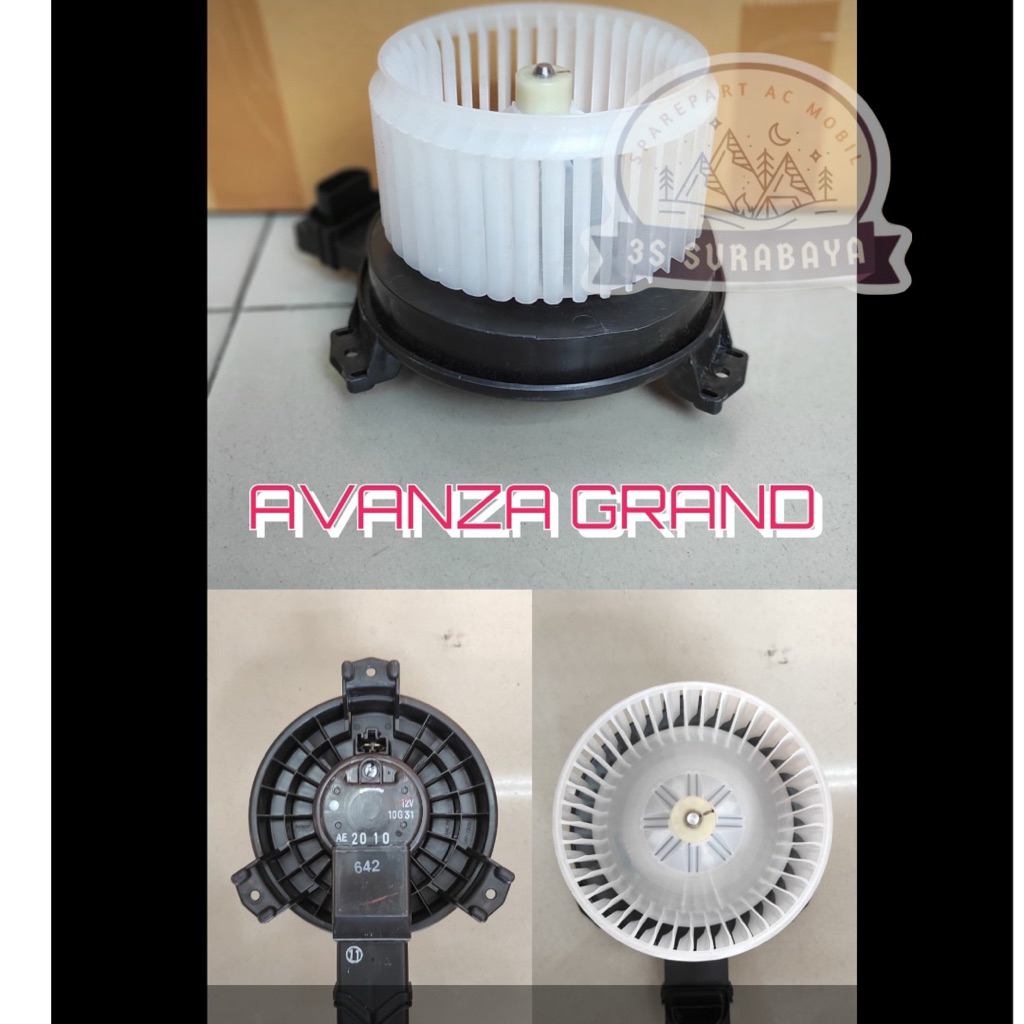 Motor Blower Avanza Xenia Grand 2016-2022 Ac mobil DENSO ASLI bagian depan (Baru/New)