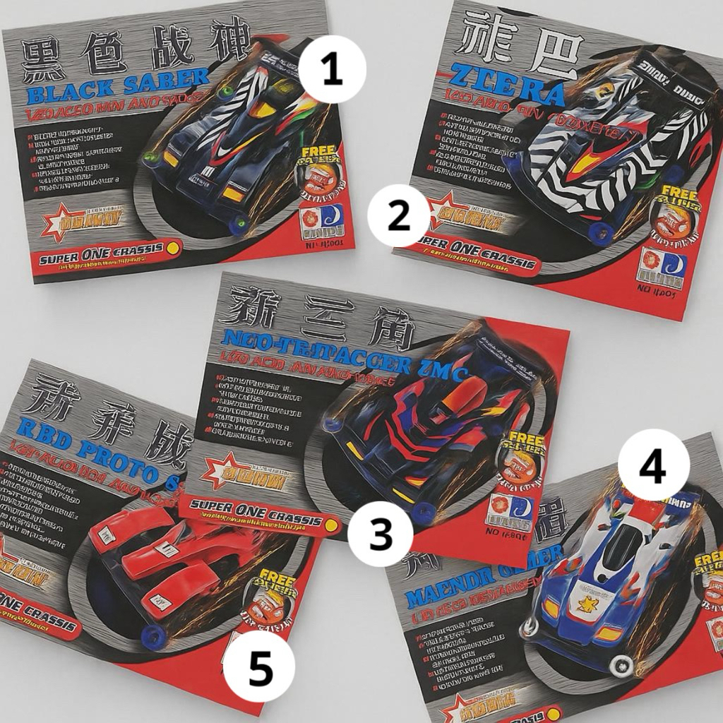 Tamiya Aero Mini 4WD Series