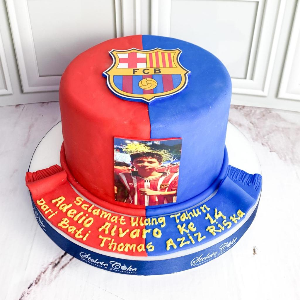 

Kue Ulang tahun/Birthday Cake/Kue Ultah Tema Barcelona/Kue Ultah Bola/Kue Birthday jakarta