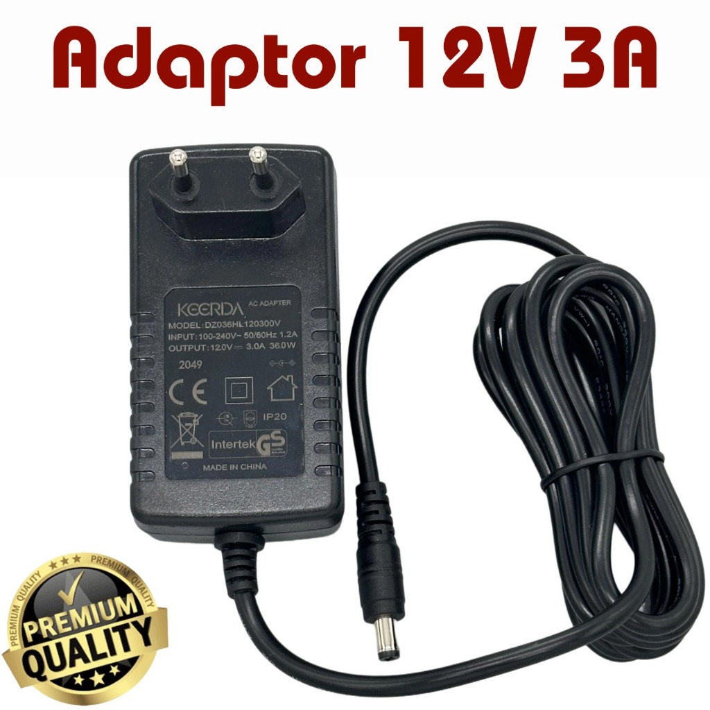 Charger Power Adaptor KEERDA 12V 3A / Adaptor 12V 3A