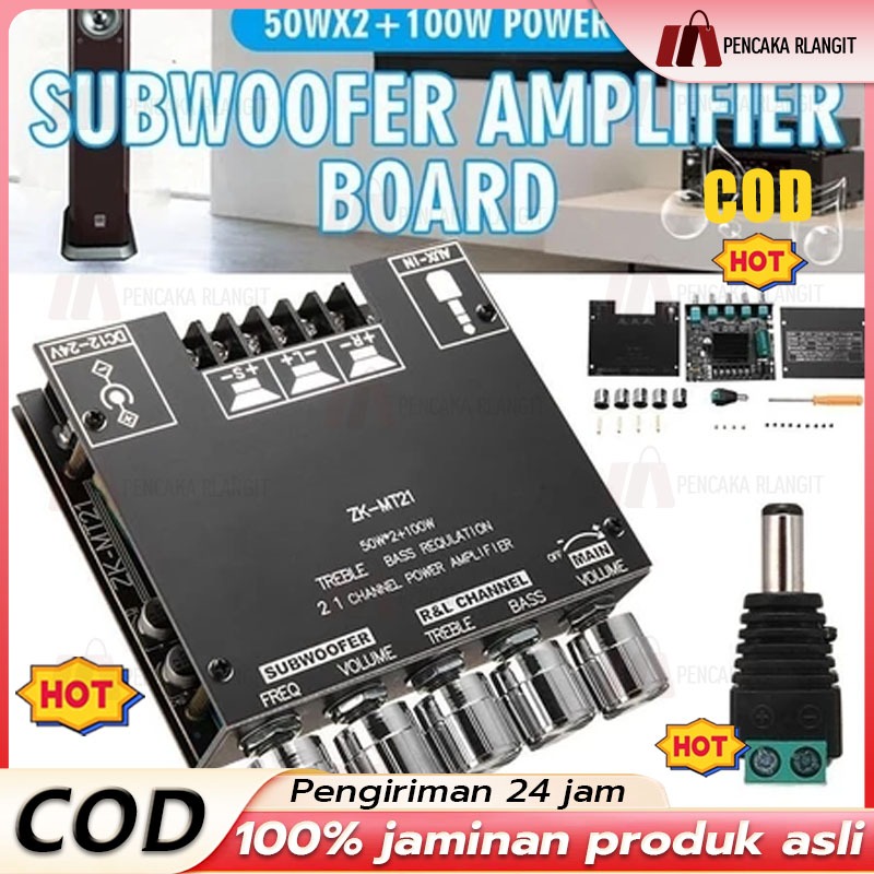 ZK-TB21/ZK-MT21 Papan Power Amplifier Subwoofer 2.1-ZK-MT21 Papan Amplifier Bluetooth, ZK-MT21 Subwo