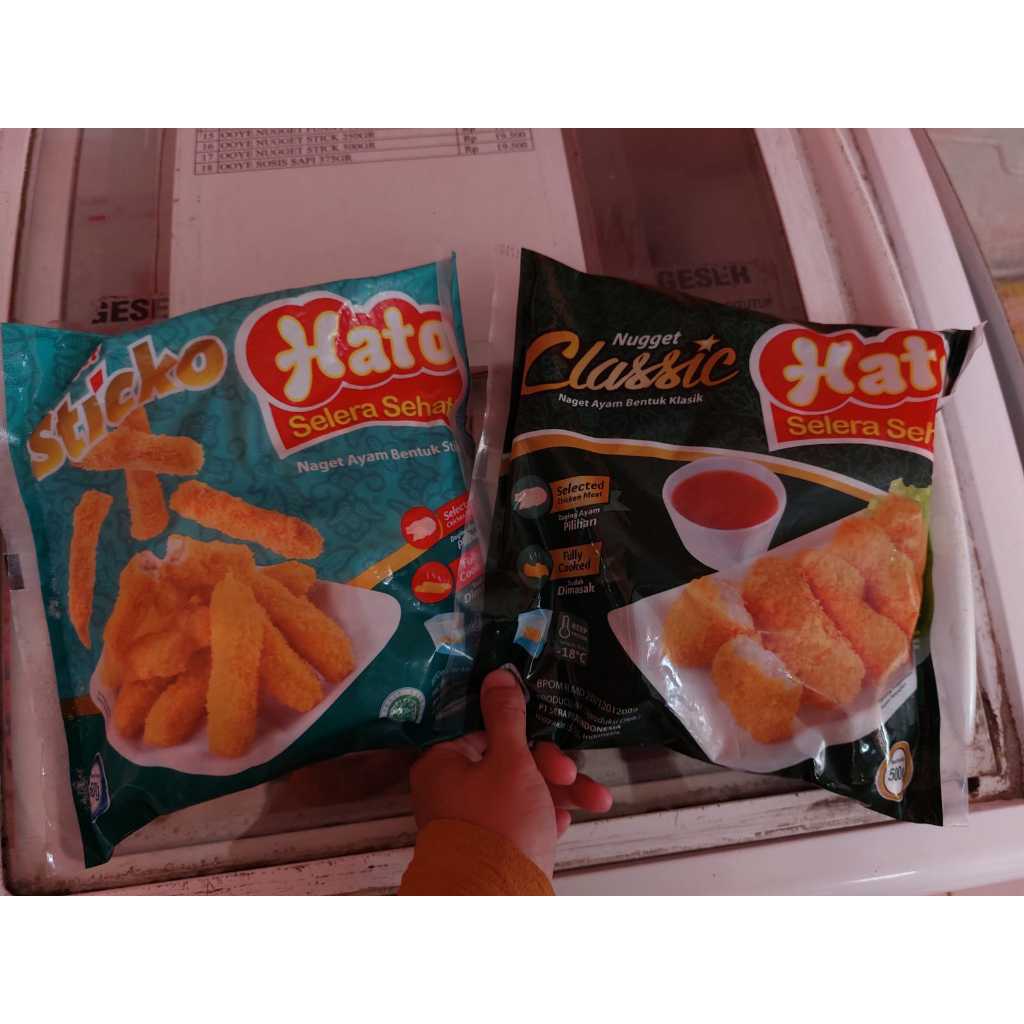 

HATO CHICKEN NUGGET CLUSSIC STICKO UK 500GR