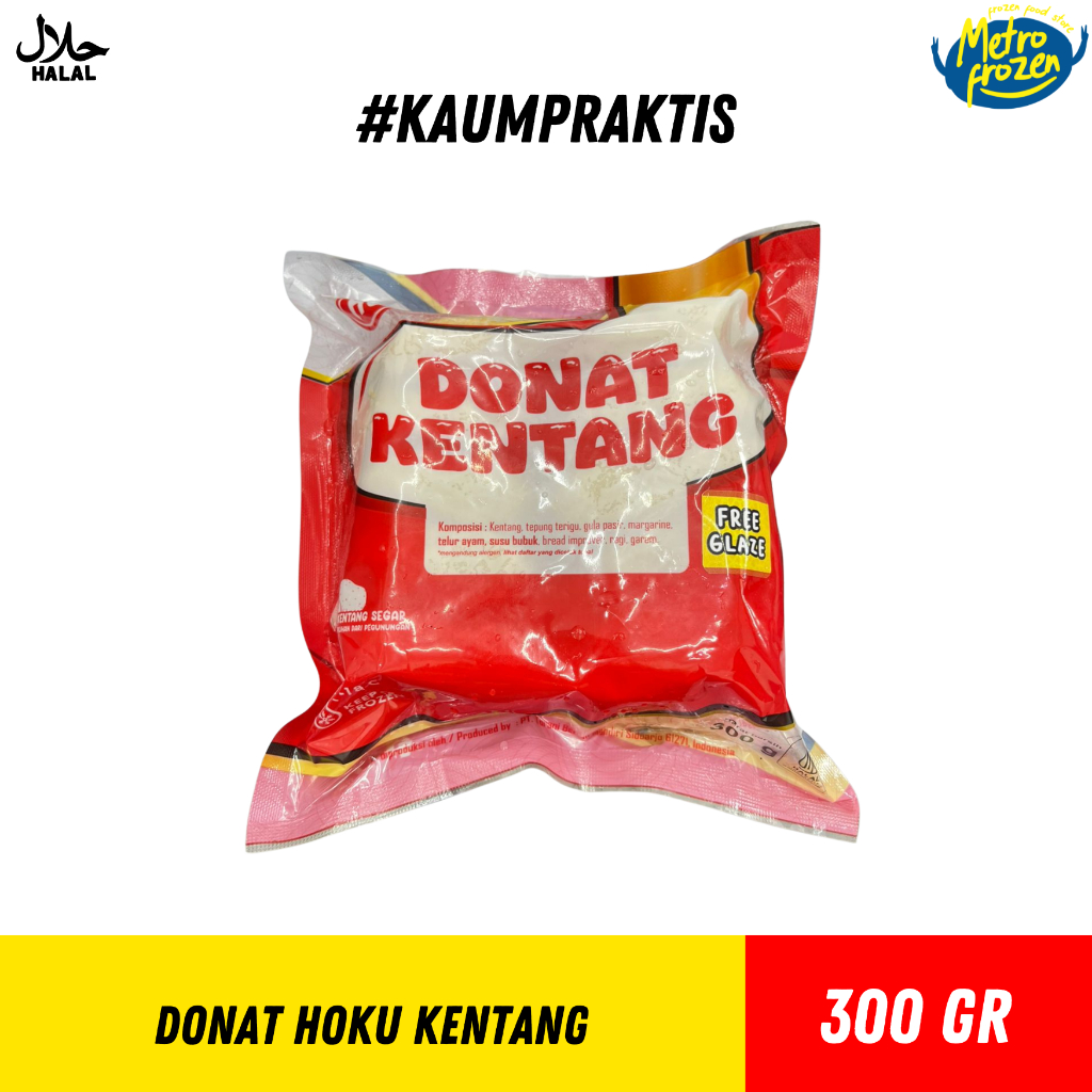 Hoku-hoku Donat Kentang Frozen 10Pcs