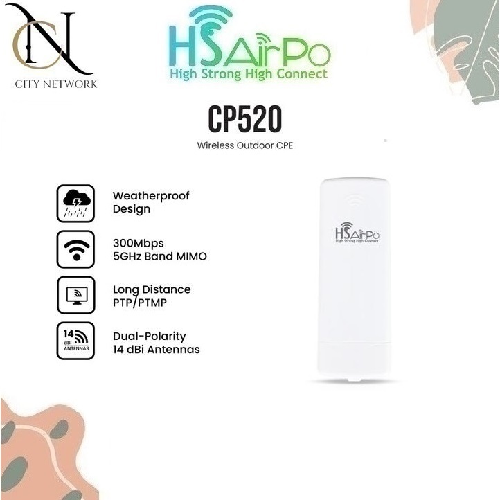 HS AIRPO HSAirPo CP520 300Mbps 5.8GHz Wireless Outdoor CPE