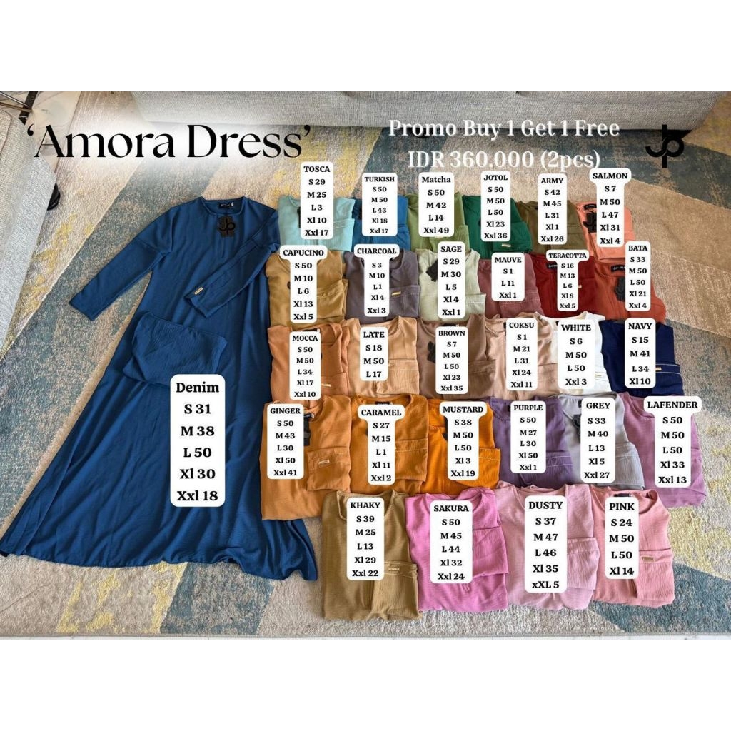 Gamis✔️Ready gamis Amora dress by Journey, gamis polos, gamis set hijab, gamis Journey