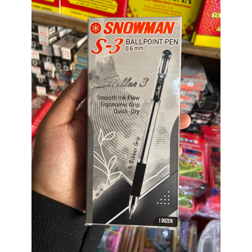 

Pulpen Tinta Snowman