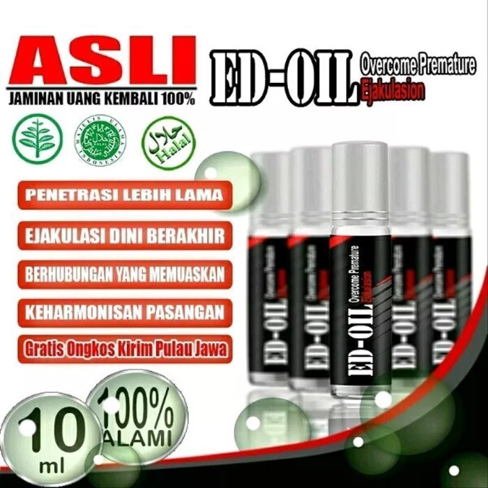 ED OIL Oles  - Tahan Lama Perkasa Instan Seketika Obat oles Tahan lama khasiat mantap