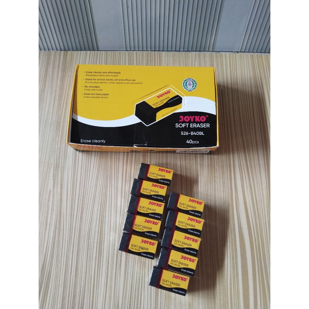 

PENGHAPUS JOYKO SOFT ERASER 526-B40BL