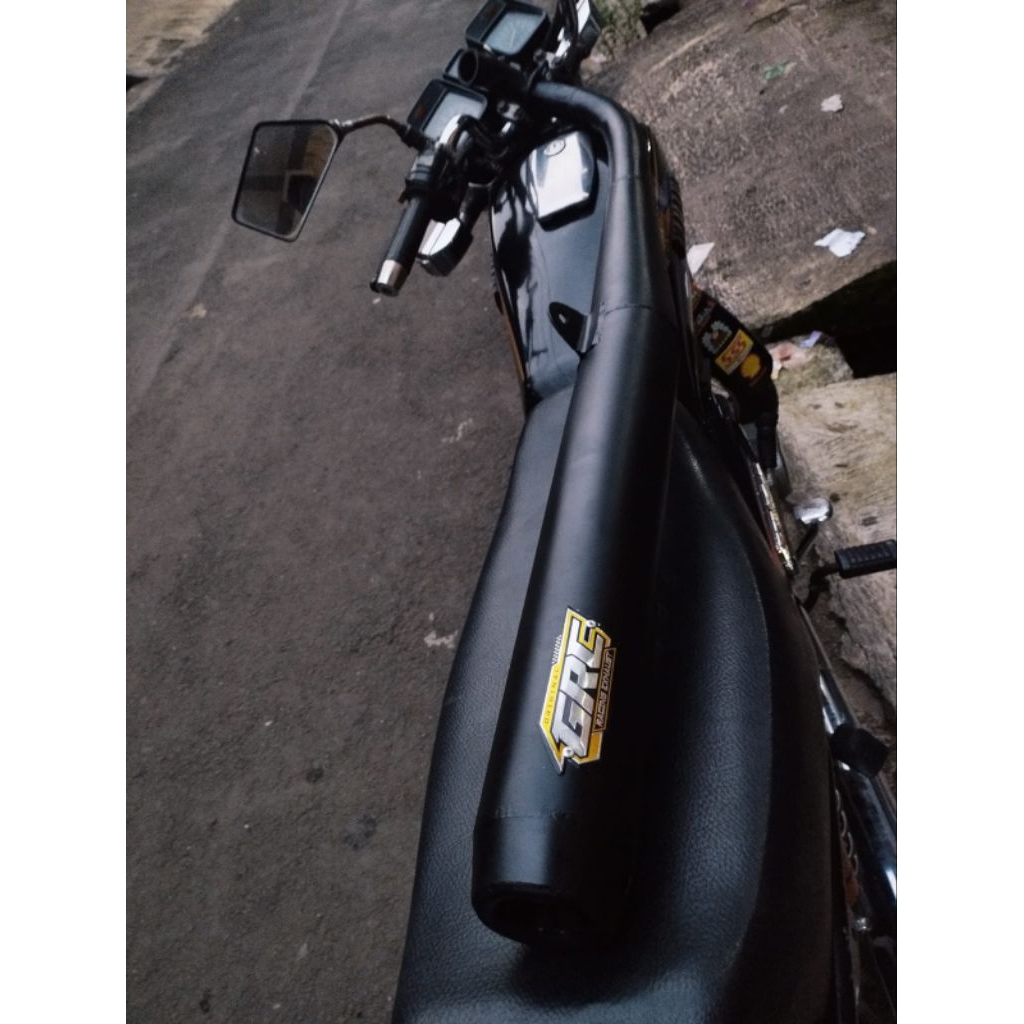 Knalpot Standar Racing RX King RX Special Hitam Doff Powder Cooting Suara Copy Bopad ORI GRC RACING