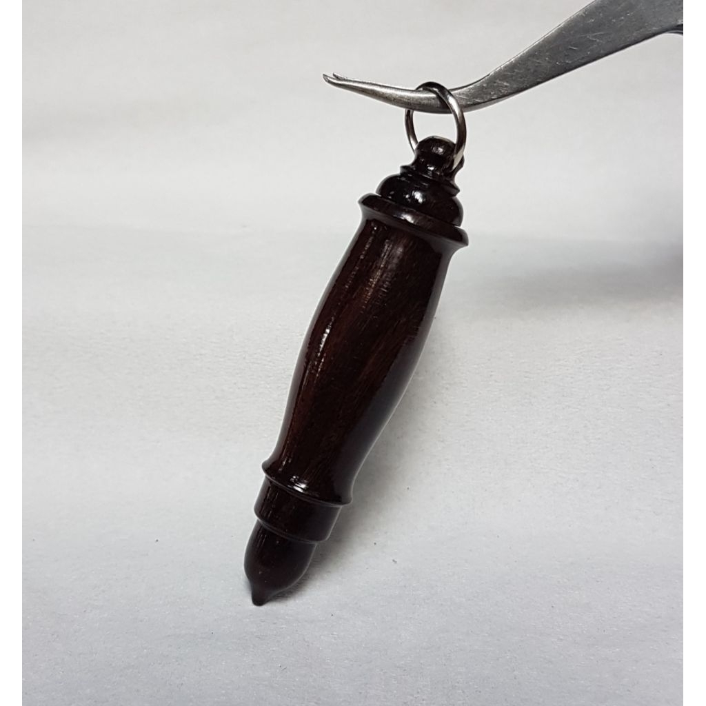 Liontin Tabung Black Wood / Kayu Hitam