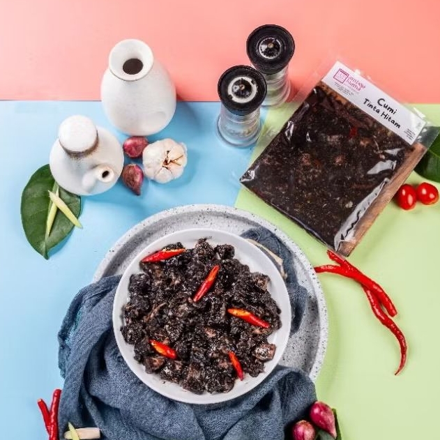 

Cumi tinta hitam pedas