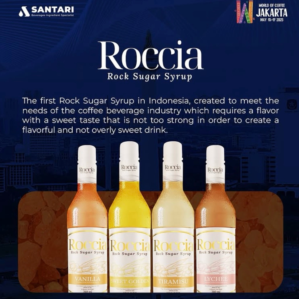 

Roccia Rock Sugar Syrup Sirup Gula Batu Perisa Minuman