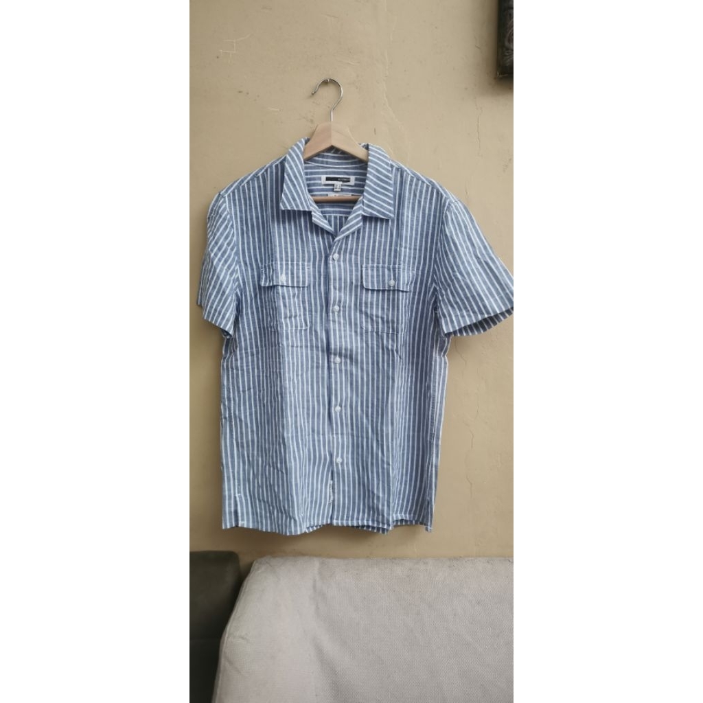 kemeja stripes H :CONNECT REGULER EUR M LD 50 /60 cm