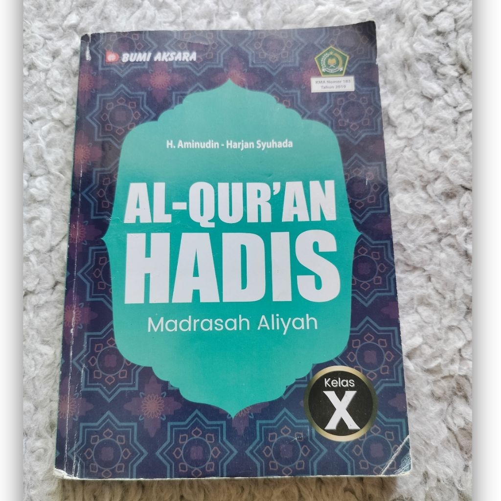 Bumi aksara alquran hadis kelas X